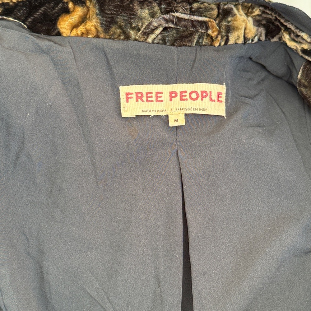 Free People Hazel Velvet duster kimono Coat - Picture 9 of 9